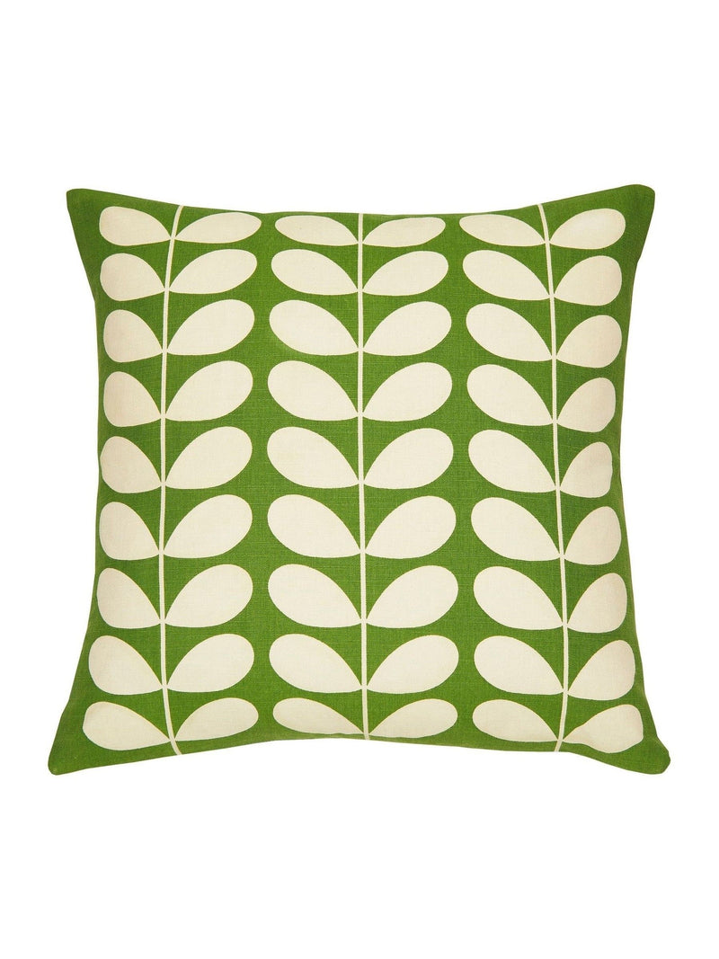 Orla Kiely slate textured flower cushion 45x45cm, imported from the UK