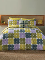 Orla Kiely Lilac Moss Textured Flower Duvet Cover Set