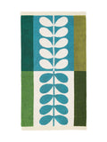 Orla Kiely Willow Stem Check hand towel - UK version