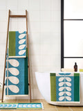 Orla Kiely Willow Stem Check hand towel - UK version