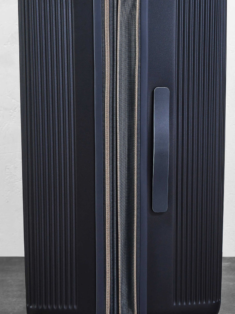 Rock Luggage grey large Aria suitcase, imported from the UK