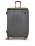 Rock Luggage grey large Aria suitcase, imported from the UK