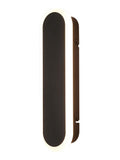Searchlight Paris Sand Black Frosted outdoor wall light 30cm, UK version