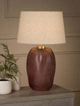 Next Searchlight Pink and Gold Iris 1 Light Table Lamp- Buy online at McGrocer