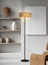 Next Searchlight Black and Multi Natura 3 Light Floor Lamp- Buy online at McGrocer