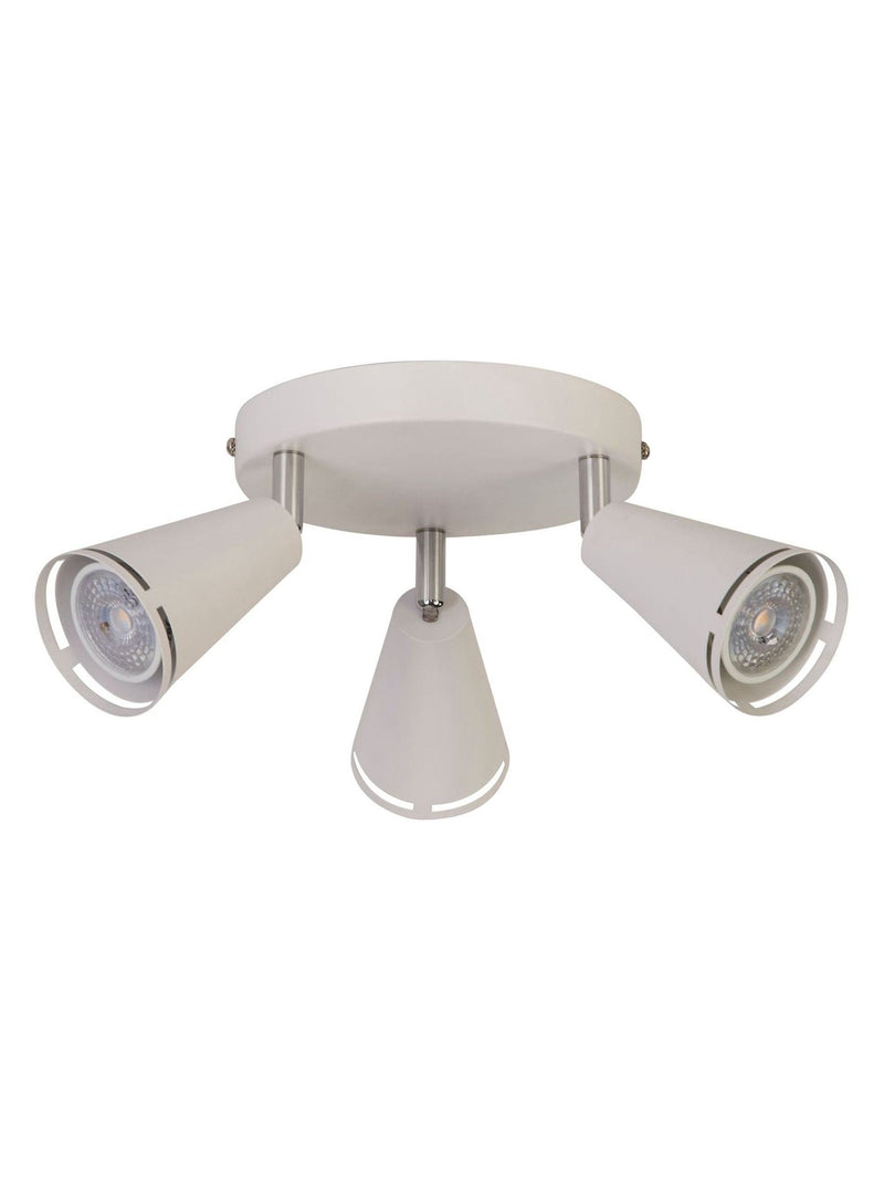 Searchlight Astrid 3-light ceiling spotlight, UK version