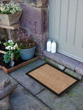 Artsy Mats natural black border doormat 60x40cm (British brand)