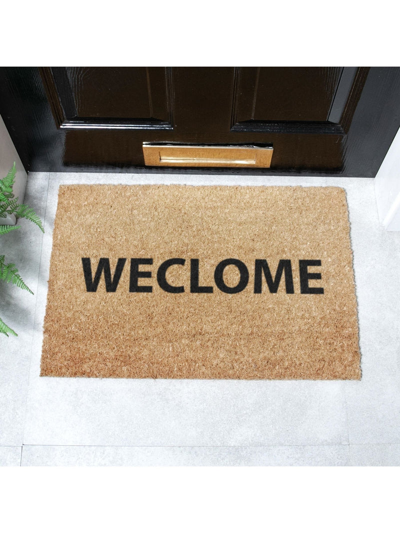 Artsy Mats funny 'Weclcome' doormat 60x40cm - British product