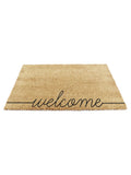 Artsy Mats natural black curly doormat 60x40cm - British product