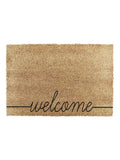 Artsy Mats natural black curly doormat 60x40cm - British product
