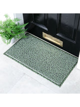 Next Artsy Mats Green Leopard Print Doormat 70x40cm- Buy online at McGrocer