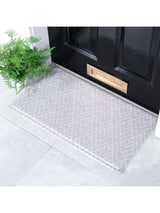 Next Artsy Mats Grey Geometric Pattern Doormat 70cm x 40cm- Buy online at McGrocer
