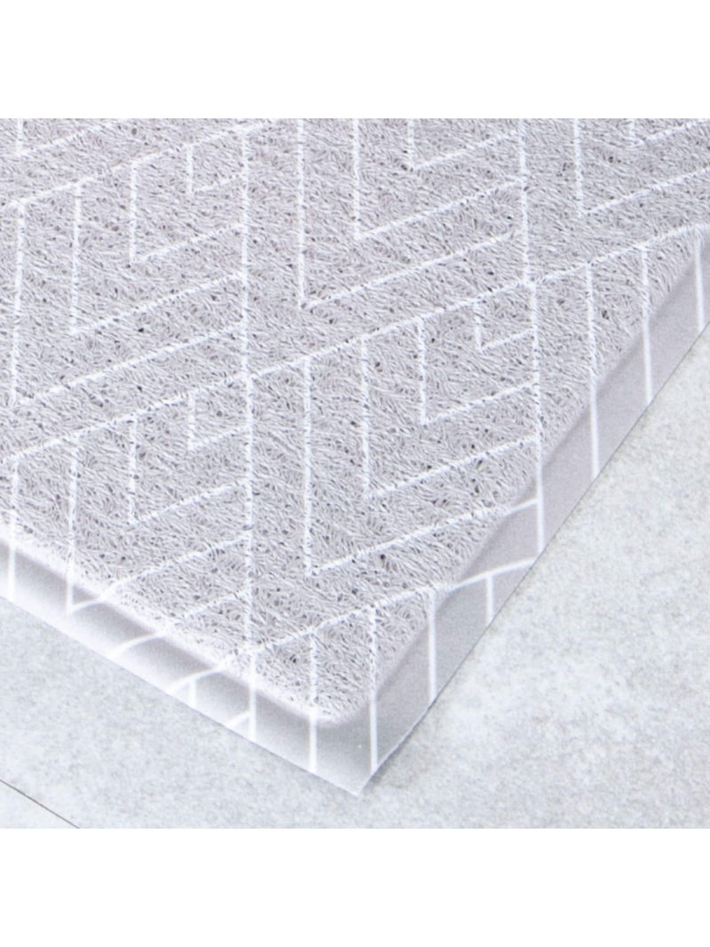 Artsy Mats grey geometric doormat 70x40cm, imported from the UK