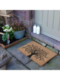 Artsy Mats Tree of Life doormat natural coir 60x40cm (British brand)