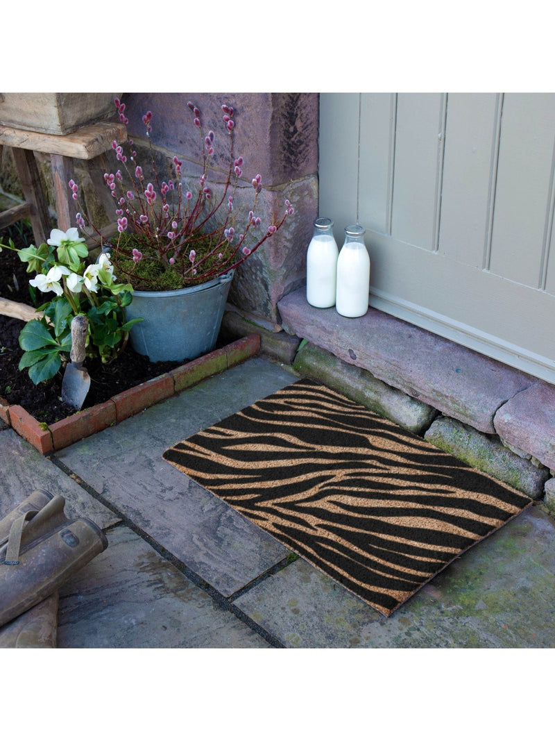 Artsy Mats zebra print doormat 60x40cm - British product