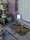 Artsy Mats zebra print doormat 60x40cm - British product