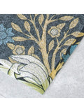 Artsy Mats blue William Morris doormat 70x40cm, imported from the UK