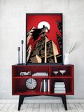 Pyramid International Batman Villain Skyline framed poster, imported from the UK