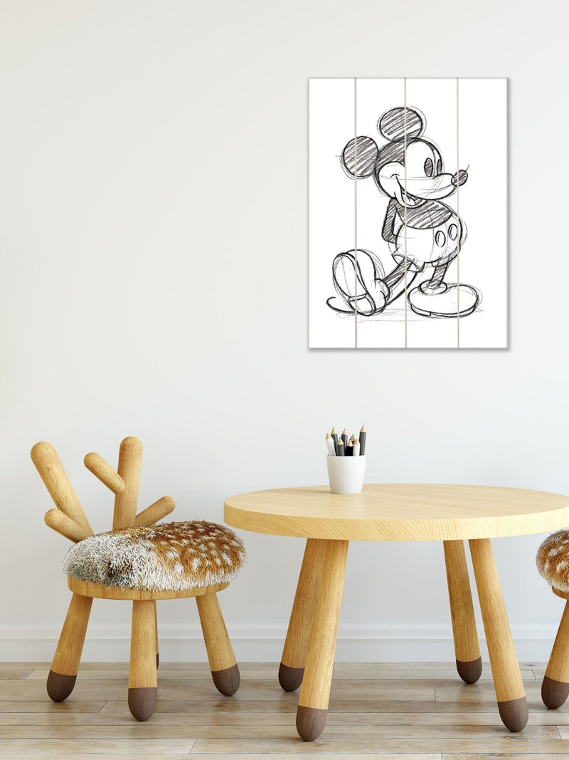 Pyramid International Mickey Mouse sketched wall art 40x59cm (British brand)