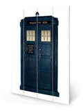 Pyramid International Doctor Who Tardis wooden wall art, imported from the UK