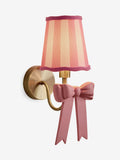 Cath Kidston wall light pink stripe canopy bow, UK version