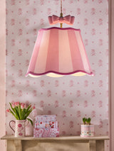 Next Cath Kidston Pink/White Stripe Canopy Bow Pendant Light- Buy online at McGrocer
