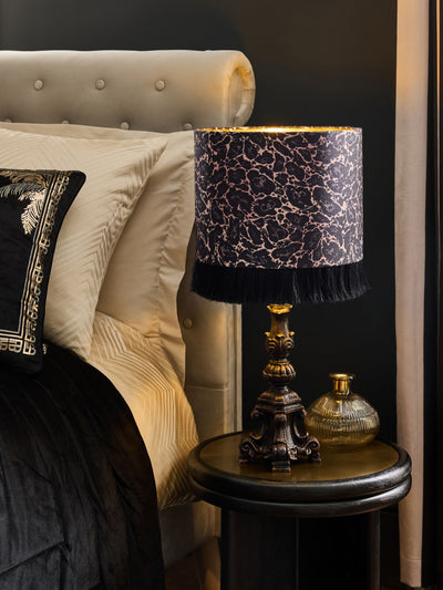 Next Laurence Llewelyn-Bowen Black/Animal Racey Table Lamp- Buy online at McGrocer
