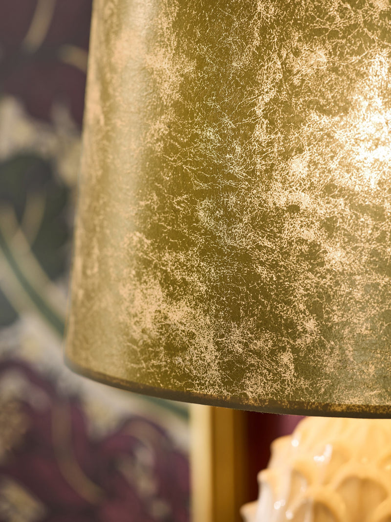 Laurence Llewelyn-Bowen artichoke table lamp cream gold - British product