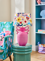 Next Eleanor Bowmer Pink Love Print Table Lamp- Buy online at McGrocer