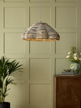 Next Nina Campbell Natural/Black Easy Fit Asterias Ceiling Light- Buy online at McGrocer