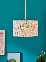 Next Lucy Tiffney Green/Ecru Easy Fit Leaves Lampshade- Buy online at McGrocer