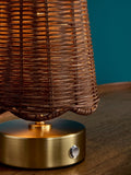 Clarke and Clarke Isla rechargeable wireless touch lamp, imported from the UK