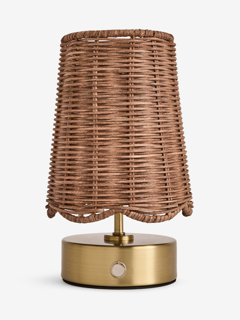 Clarke and Clarke Isla rechargeable wireless touch lamp, imported from the UK