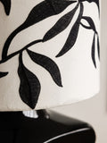 Rockett St George floor lamp black/white floral silhouette, UK version