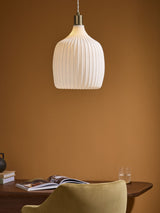 Next MADE.COM White Easy Fit Finn Porcelain Lamp Shade- Buy online at McGrocer
