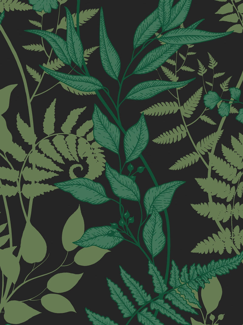 Graham & Brown Midnight Fiore A4 wallpaper sample - British product