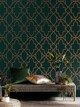Next Graham & Brown Emerald Versailles A4 Wallpaper Sample- Buy online at McGrocer
