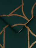 Graham & Brown wallpaper sample Emerald Versailles A4, imported from the UK