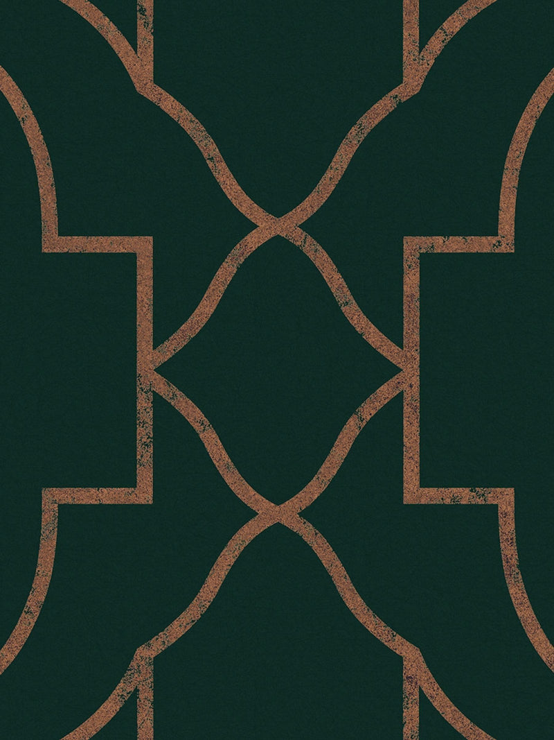 Graham & Brown wallpaper sample Emerald Versailles A4, imported from the UK