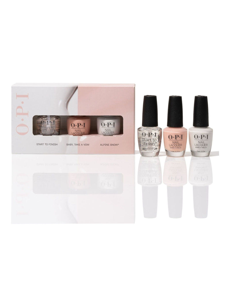 OPI French manicure nail lacquer kit gift set, imported from the UK