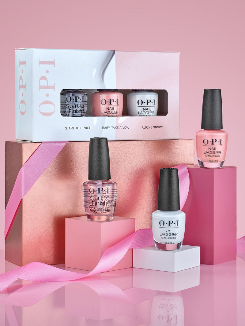 OPI French manicure nail lacquer kit gift set, imported from the UK