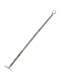 AllSaints silver tone men's curb chain bracelet - British product