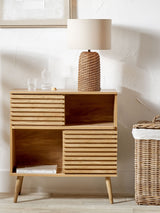 Next Pacific Brown Woven Seagrass Table Lamp- Buy online at McGrocer