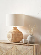 Next Pacific Natural Rattan Table Lamp- Buy online at McGrocer