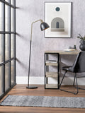 Pacific black and gold task floor lamp, UK version