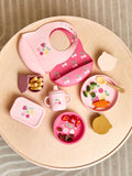 JoJo Maman Bébé printed silicone mealtime set for toddler weaning, UK version