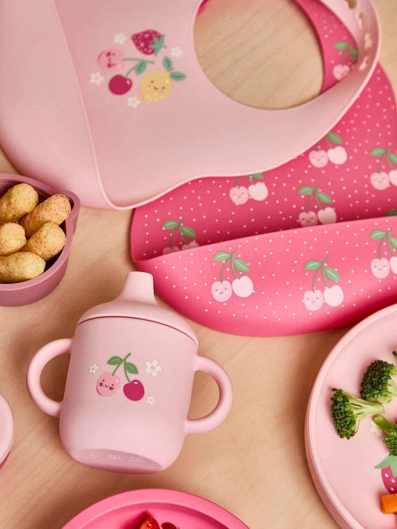 JoJo Maman Bébé printed silicone sippy cup, UK version