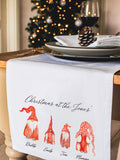 Jonny's Sister personalised gonk family table runner 140x30cm, UK version