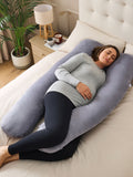Silentnight Medium Grey Pregnancy Body Support Pillow 140x170cm (British brand)
