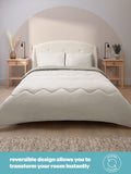 Silentnight Summer Breeze Seersucker Coverless Duvet Set (British brand)